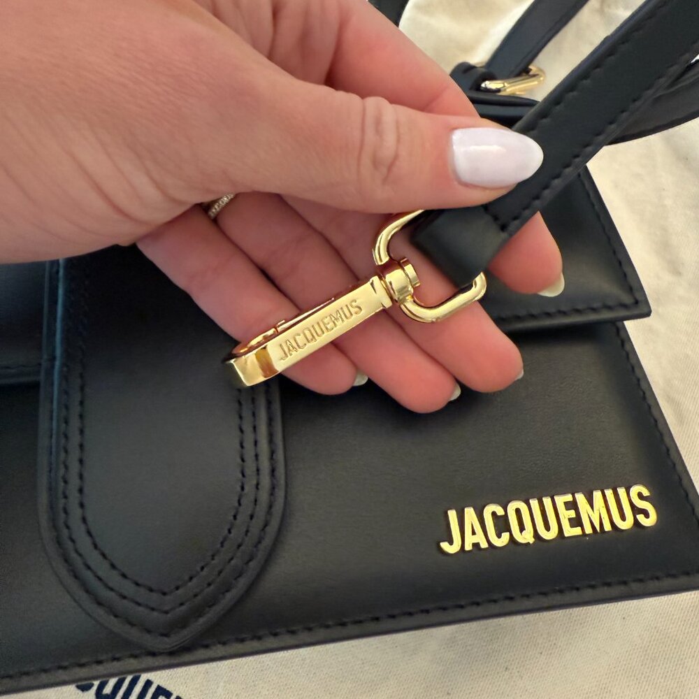 NWT Jacquemus Le Grand Large Bambino Handbag in Black - 40% OFF RETAIL - Picture 8 of 11